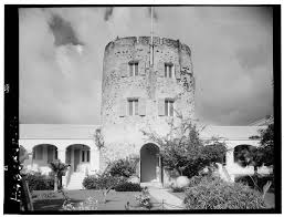 a vintage photo of a castle