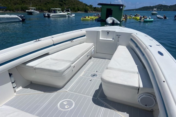a boat parked next to a body of water